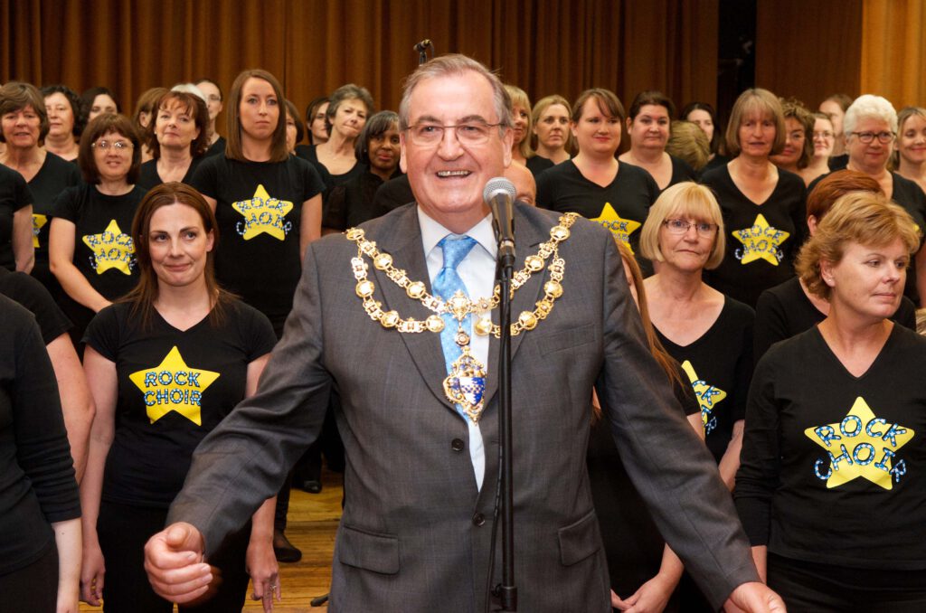 Mayor and choir